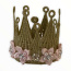 Floral and Lace Crown - Large