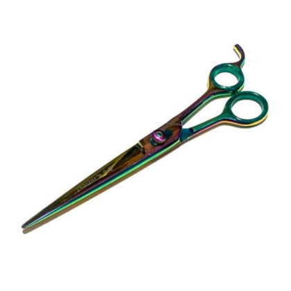 Multi Color Titanium Dog Cat Pet Trimming Haircutting Shears Adjustable - 8\