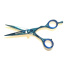 German Stainless Professional Dog Pet Grooming Shears Blue Color  - 5.5