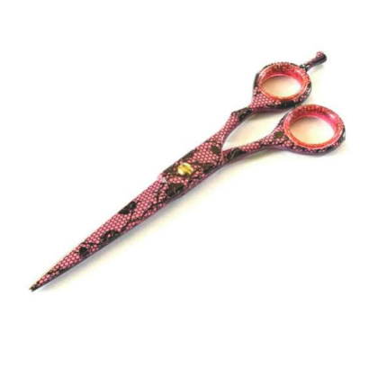 Professional Pet Dog Grooming Trimming Scissors Shears Pink Design - 6\