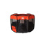 Armarkat PP002R-XL Portable Pet Playpen In Bk and Rd Combo