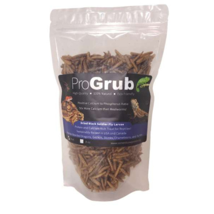 Dried Black Soldier Fly Larvae - 4oz