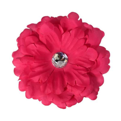 Pink - FL2002 | Daisy Flower Dog/ Cat Bow on Velcro Collar Attachment|Pets Ribbons