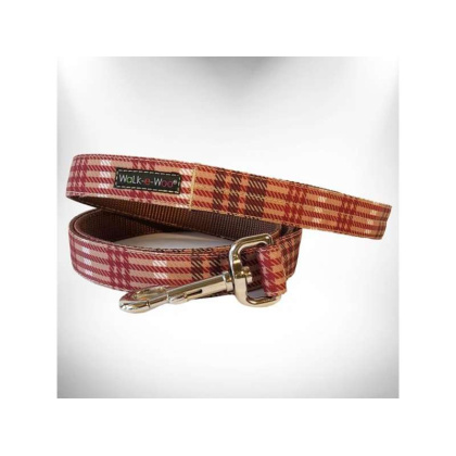 Classic Brown - Plaid Dog Leads  - REGULAR Lead 1\