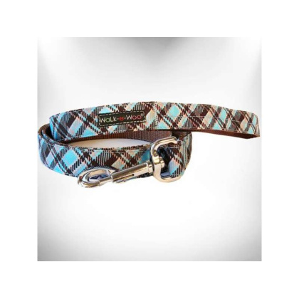 Steel Blue - Plaid Dog Leads  - REGULAR Lead 1\