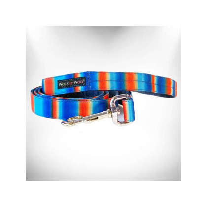 Blue/Orange - Tie Dye Dog Leads  - THIN Lead 5/8\