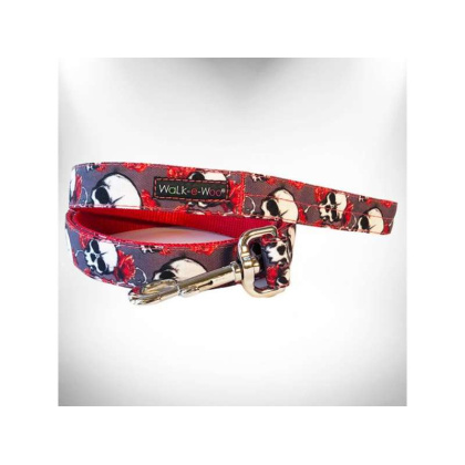 Skulls n\' Roses - Tattoo Dog Leads  - THIN Lead 5/8\