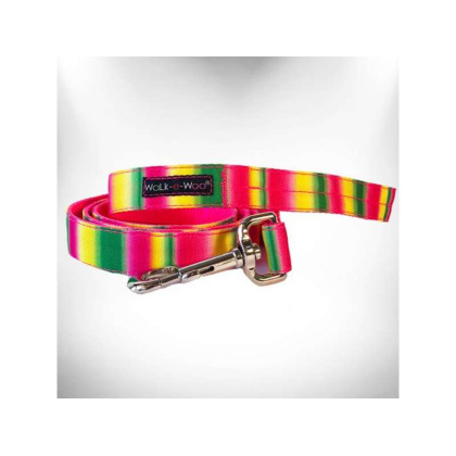 Pink/Green - Tie Dye Dog Leads  - THIN Lead 5/8\