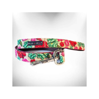 Mayan Flowers - Flower Dog Leads  - THIN Lead 5/8\