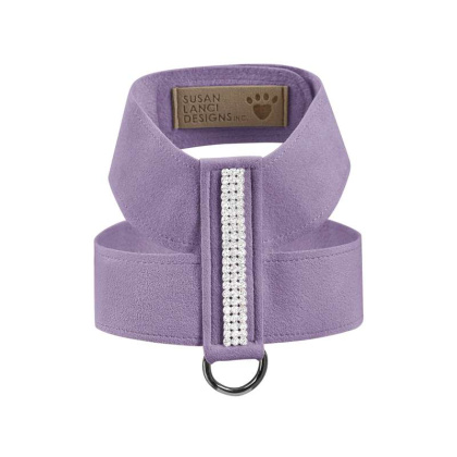 French Lavender - Susan Lanci Designs 3 Row Giltmore Crystals Tinkie Harness - Small
