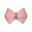 Puppy Pink Glitzerati - Susan Lanci Designs Glitzerati Nouveau Bow Hair Bow - XS