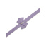 French Lavender - Susan Lanci Designs Nouveau Bow Leash - 4 FT