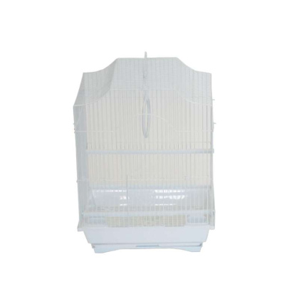 White - YML Cornerless Flat Top Cage - Medium - 13.3\