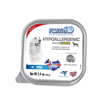 Forza10 Actiwet Hypoallergenic Icelandic Fish Recipe Canned Dog Food - 3.5-oz