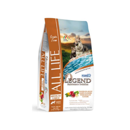 Forza10 Legend All Life Medium/Large Breed Grain-Free Dry Dog Food - 25-lb bag