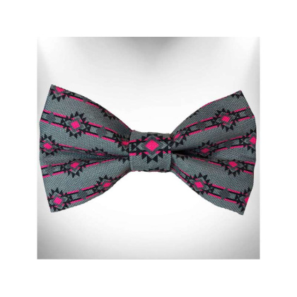 Pow Wow Pink Doggie  - Bow Tie - Large 5\