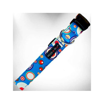 Blue - Martini Dog Collars - XL 1.5\