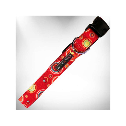 Red - Martini Dog Collars - XL 1.5\