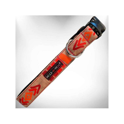 Red - Tribal Dog Collars - XL 1.5\