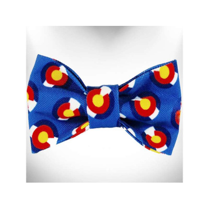 Colorado Blue Bow Tie - TugGRRR! Toy - Small 4\