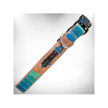 Teal - Tribal Dog Collars - XS 5/8\
