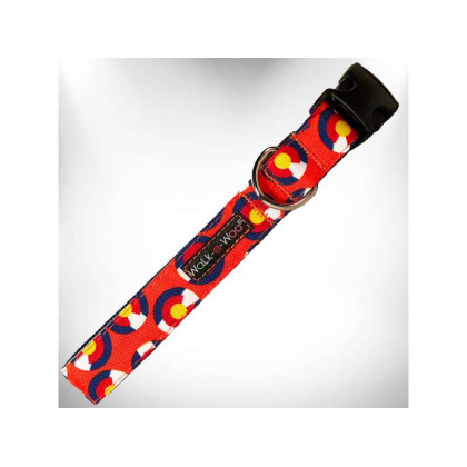 Colorado Orange - Colorado and Texas Dog Collars - XS 5/8\