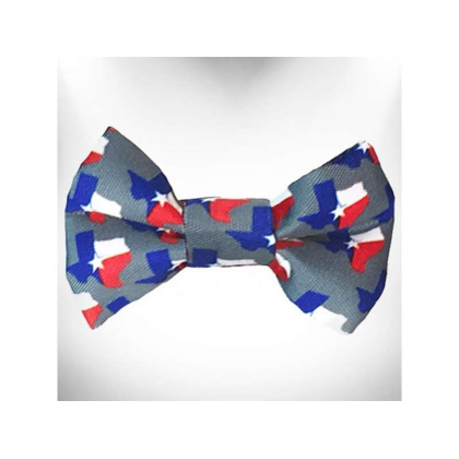 Texas Grey - Colorado and Texas Dog Bow Tie