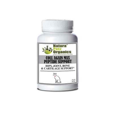 Coll Again Max Collagen Peptide Support Capsules* Hips, Joint, Bone & Cartilage Support* Dogs & Cats* - CAT - 90 caps /  250 mg.