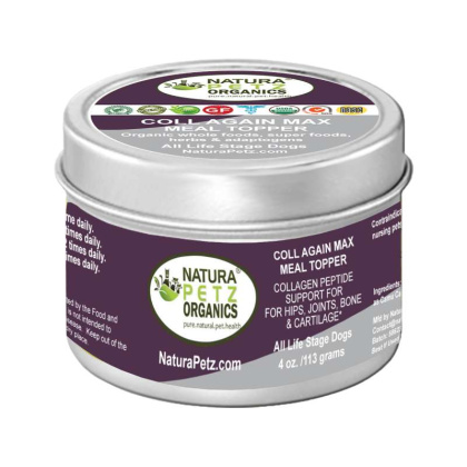Coll Again Max Collagen Peptide Support Meal Topper* Hips, Joint, Bone & Cartilage Support* Dogs & Cats* - DOG Meal Topper - Turkey Flavored