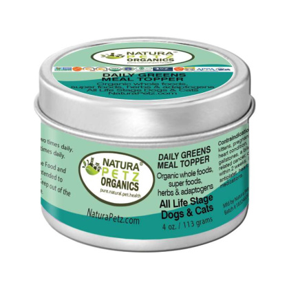 Daily Greens Glow Multi-Vitamin & Multi-Mineral Support* Flavored Meal Topper For Dogs And Cats* - 4 oz for Dogs Turkey Flavoring