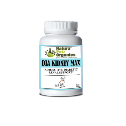 Dia Kidney Max Capsules* Adjunctive Diabetic Renal Support* Dogs And Cats - DOG 90 Caps / 500 mg.