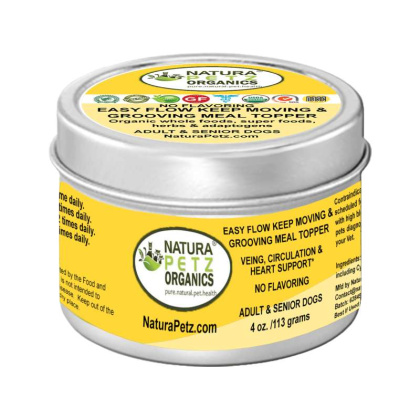 Easy Flow Keep Moving & Grooving Meal Topper - Vein, Circulation & Heart Support* - DOG / 4 oz. NO FLAVORING